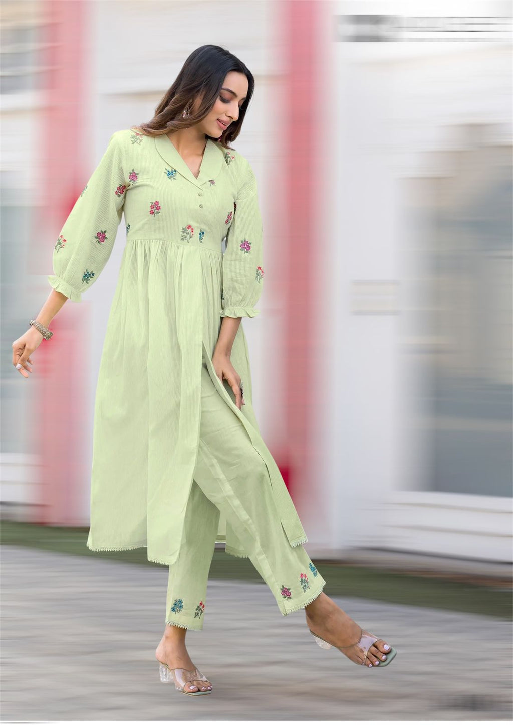 Mint Bloom Coord Set