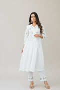 Charming White Coord Set