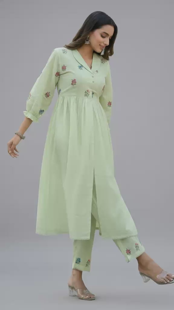 Mint Bloom Coord Set